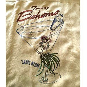 TOMMY BAHAMA Men's Silk Embroidered Camp Shirt Size: XL